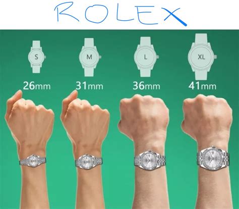 rolex big size|Rolex bracelet size chart.